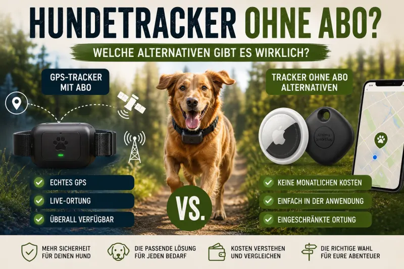 Hundetracker ohne Abo – Gibt es gute Alternativen?