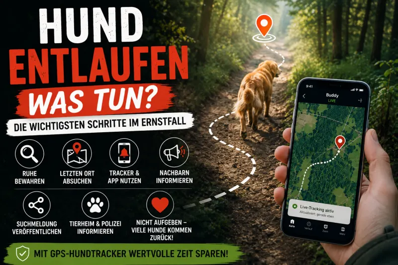 Hund entlaufen – Was tun? Die wichtigsten Schritte im Ernstfall